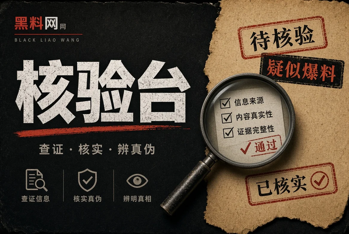 核验台信息核验配图